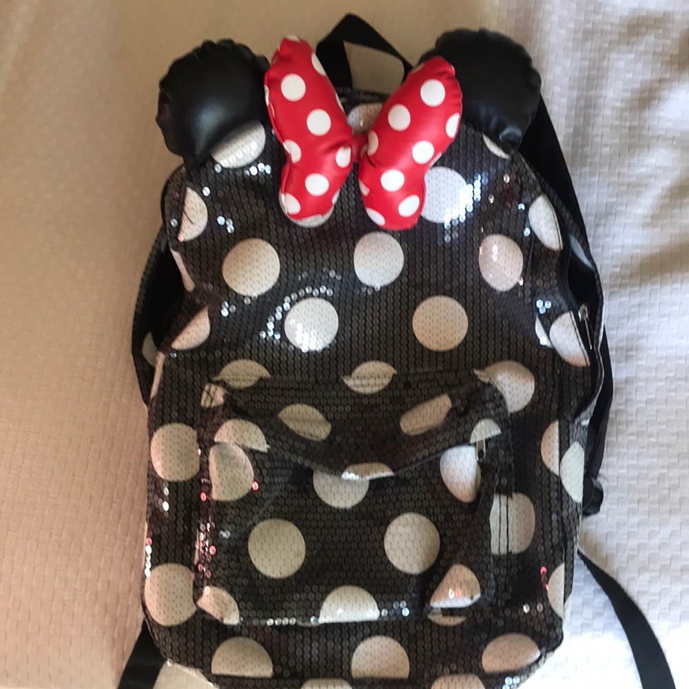 Minnie Mouse sequined backpack